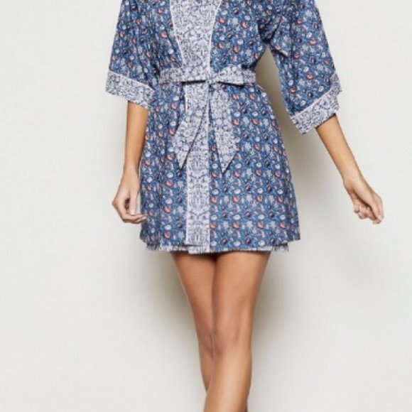 🆕️ Antonio Melani Liberty Fabric Forest Road Robe - Picture 9 of 9